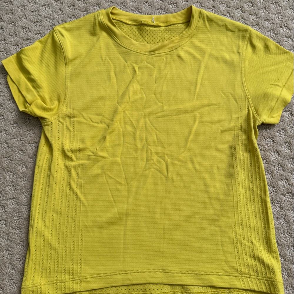 Lululemon Swiftly Tech Cropped Short-Sleeve Shirt